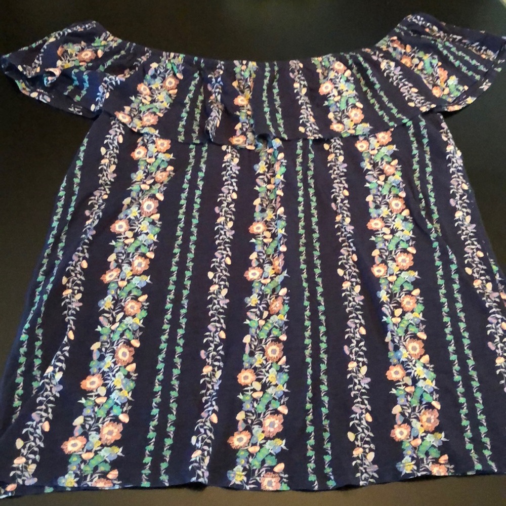 Off the shoulder floral top